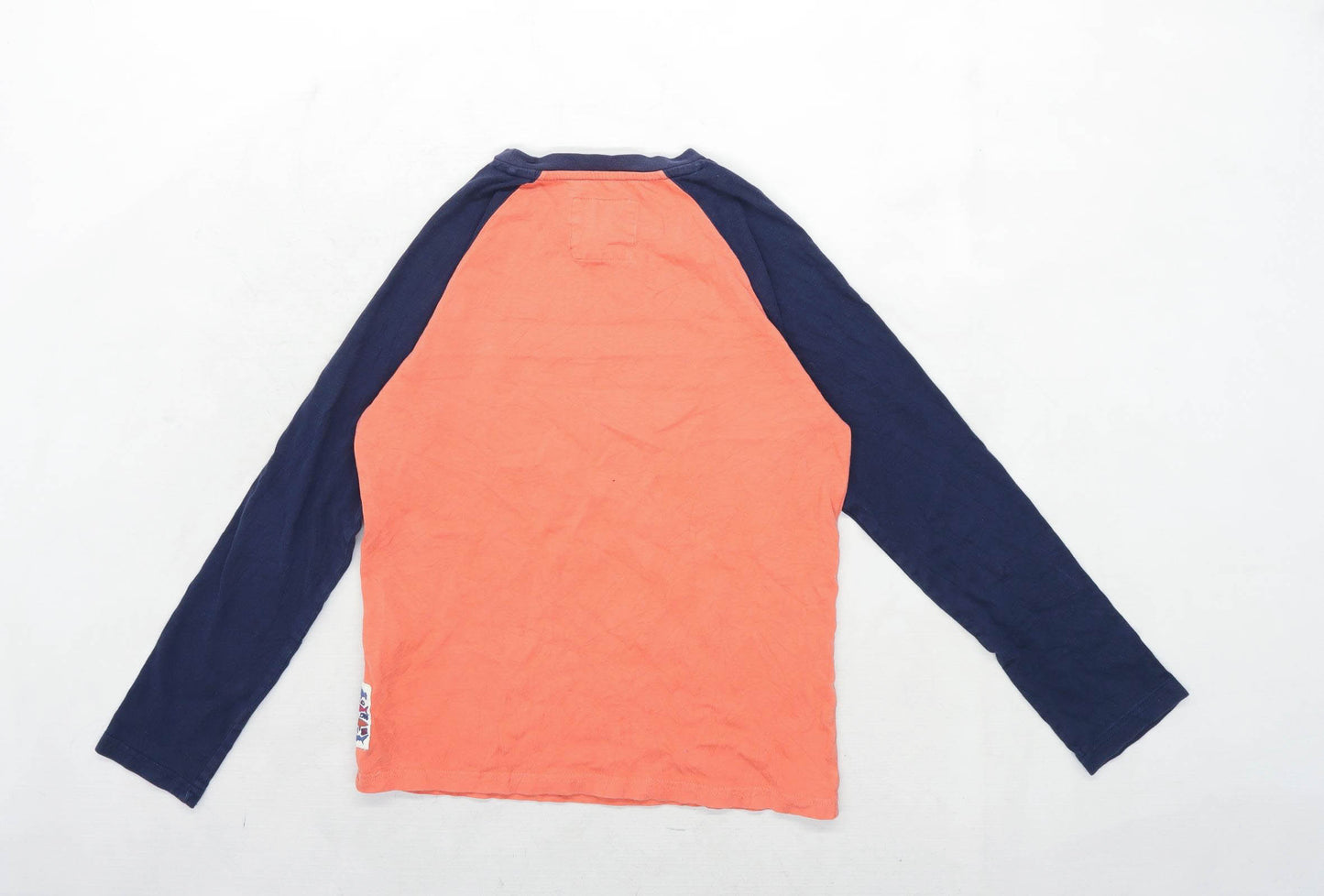 Fat Face Boys Orange T-Rex Dinosaur Top Age 12-13 Years