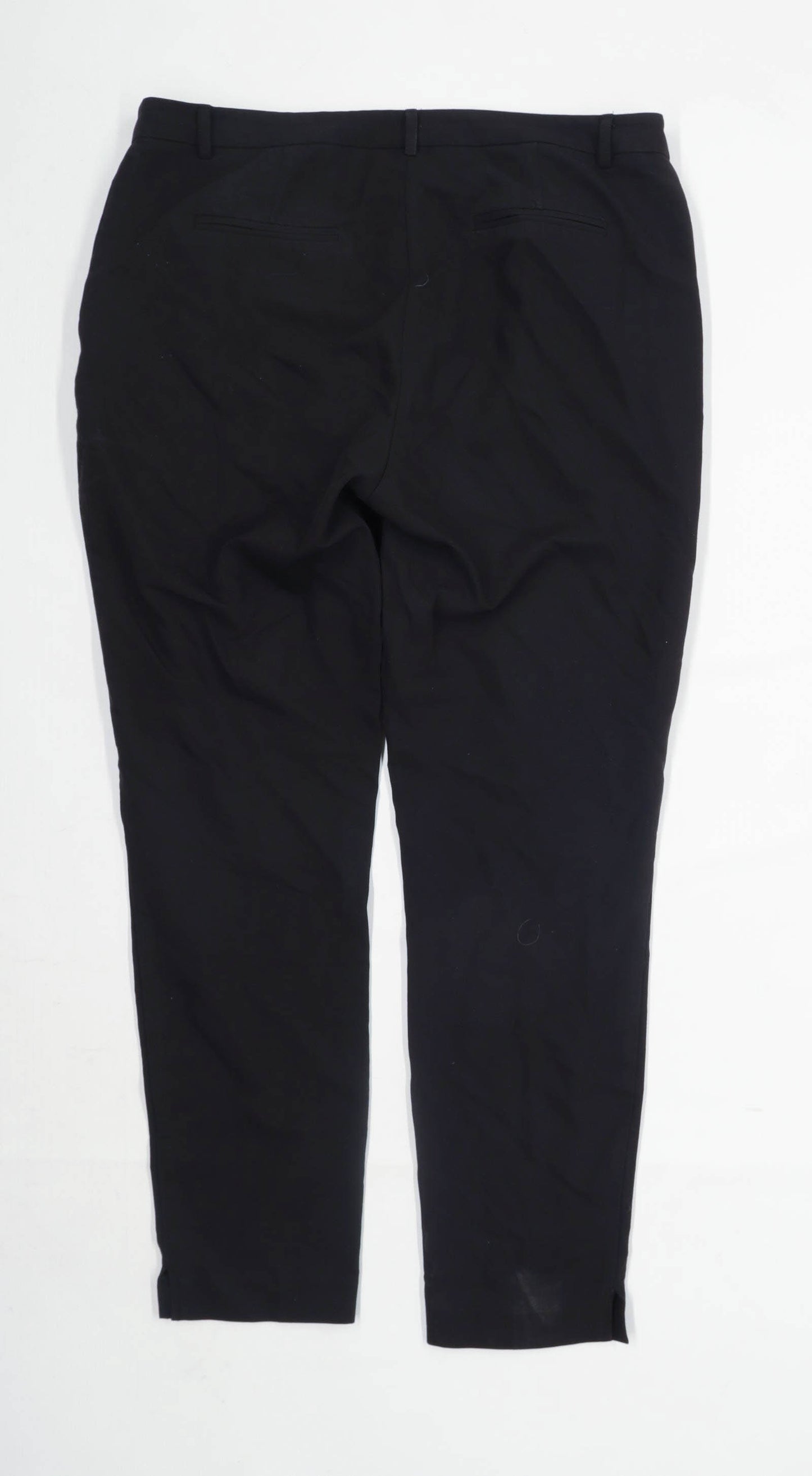 Womens New Look Black Trousers Size 14/L28