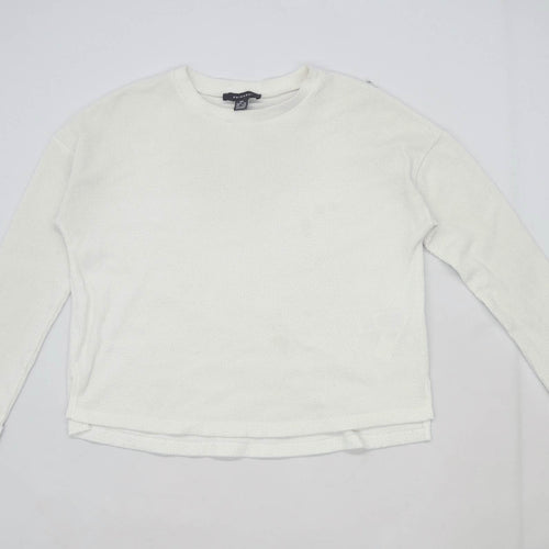 Primark Womens Size 6-8 White Jumper (Regular)