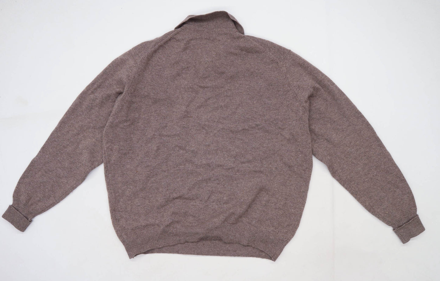 Preworn Mens Size 2XL Pure Blend Brown Jumper