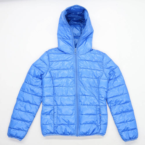 Terranova Womens Size M Blue Padded Jacket