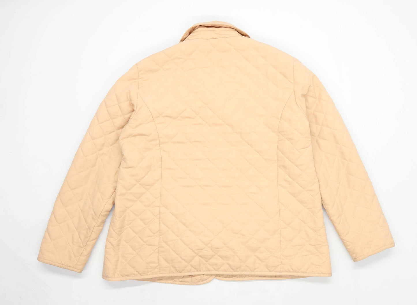 Classics Womens Size 18 Beige Quilted Jacket