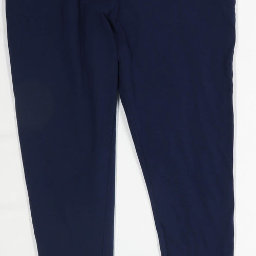 Womens Primark Blue Cotton Leggings Size 12/L26