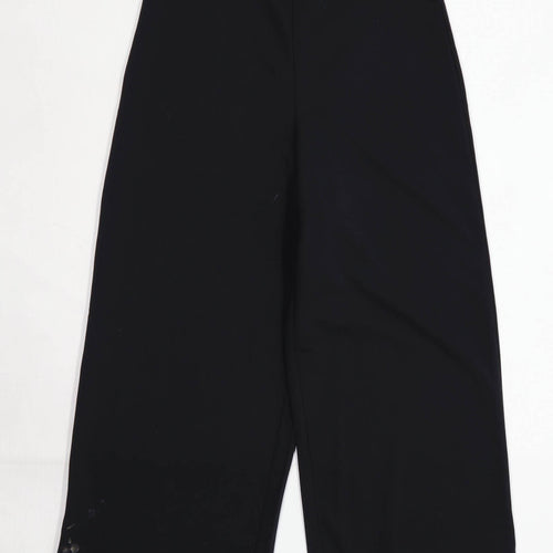 Womens H&M Black Trousers Size M/L25