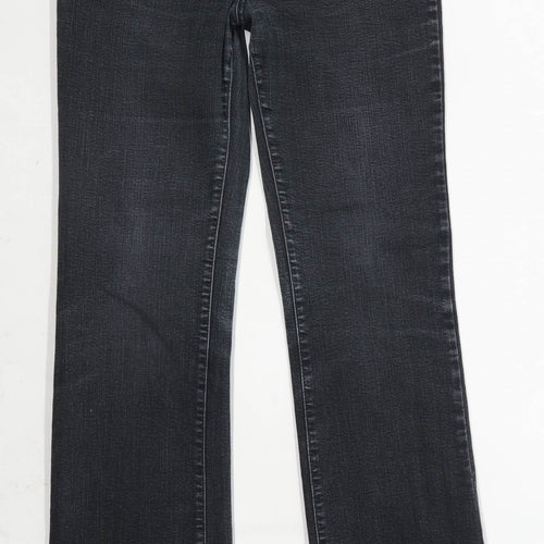 Womens Per Una Black Denim Jeans Size 12/L32