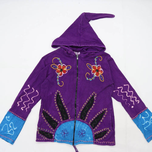 Shop Holic Fashion Womens Size 2XL Cotton Purple Hoodie (Regular)