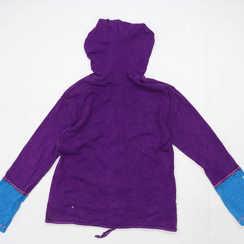 Shop Holic Fashion Womens Size 2XL Cotton Purple Hoodie (Regular)