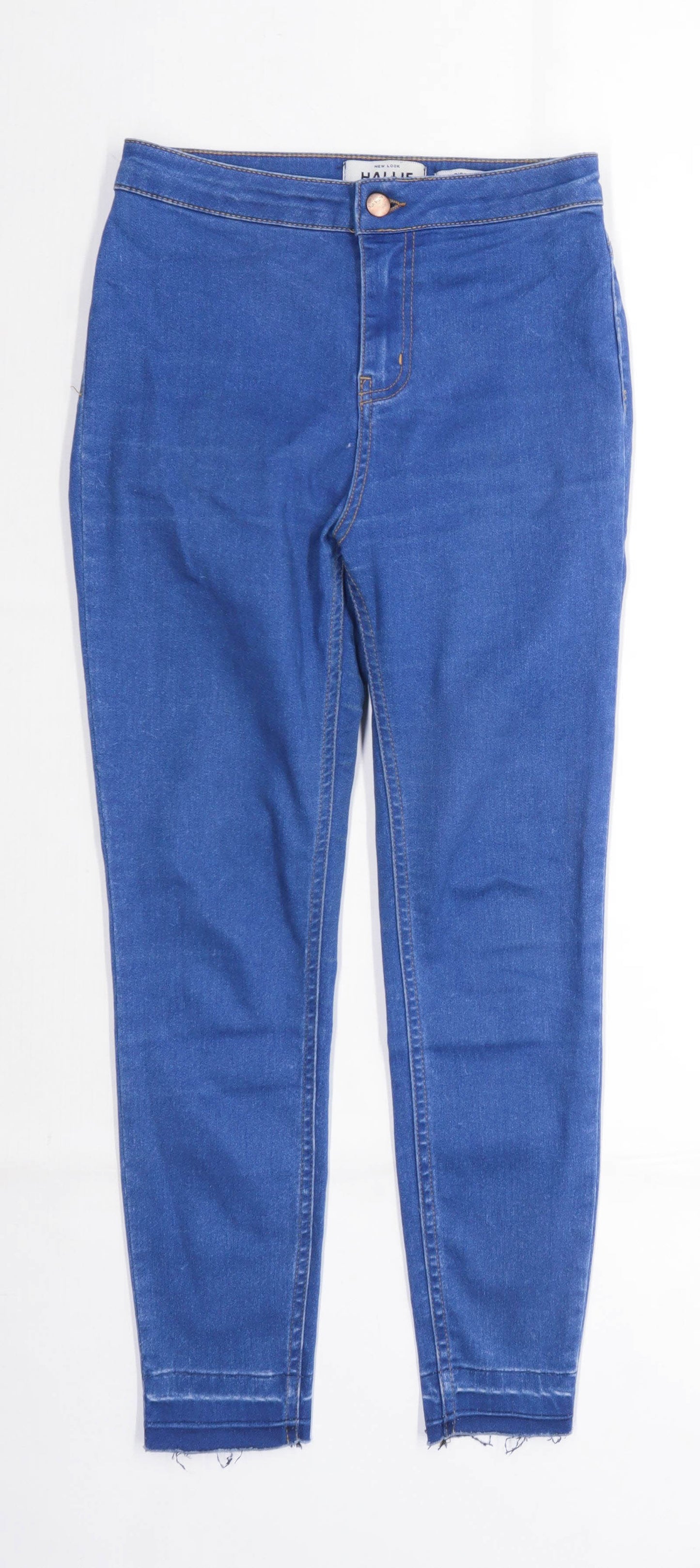 Womens New Look Blue Denim Jeans Size 8/L24