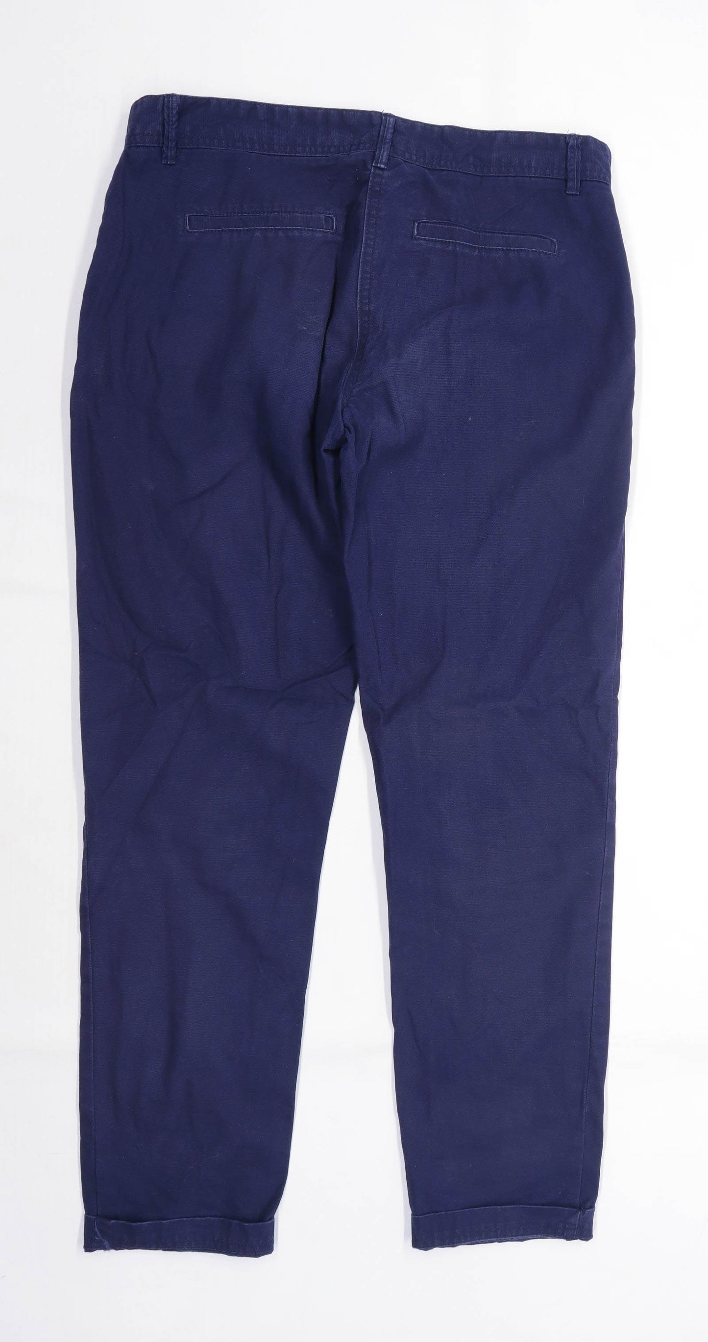 Womens Next Blue Cotton Chinos Size 10/L28