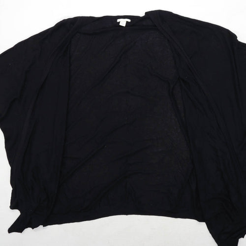 H&M Womens Size XS-S Batwing Black Cardigan (Regular)