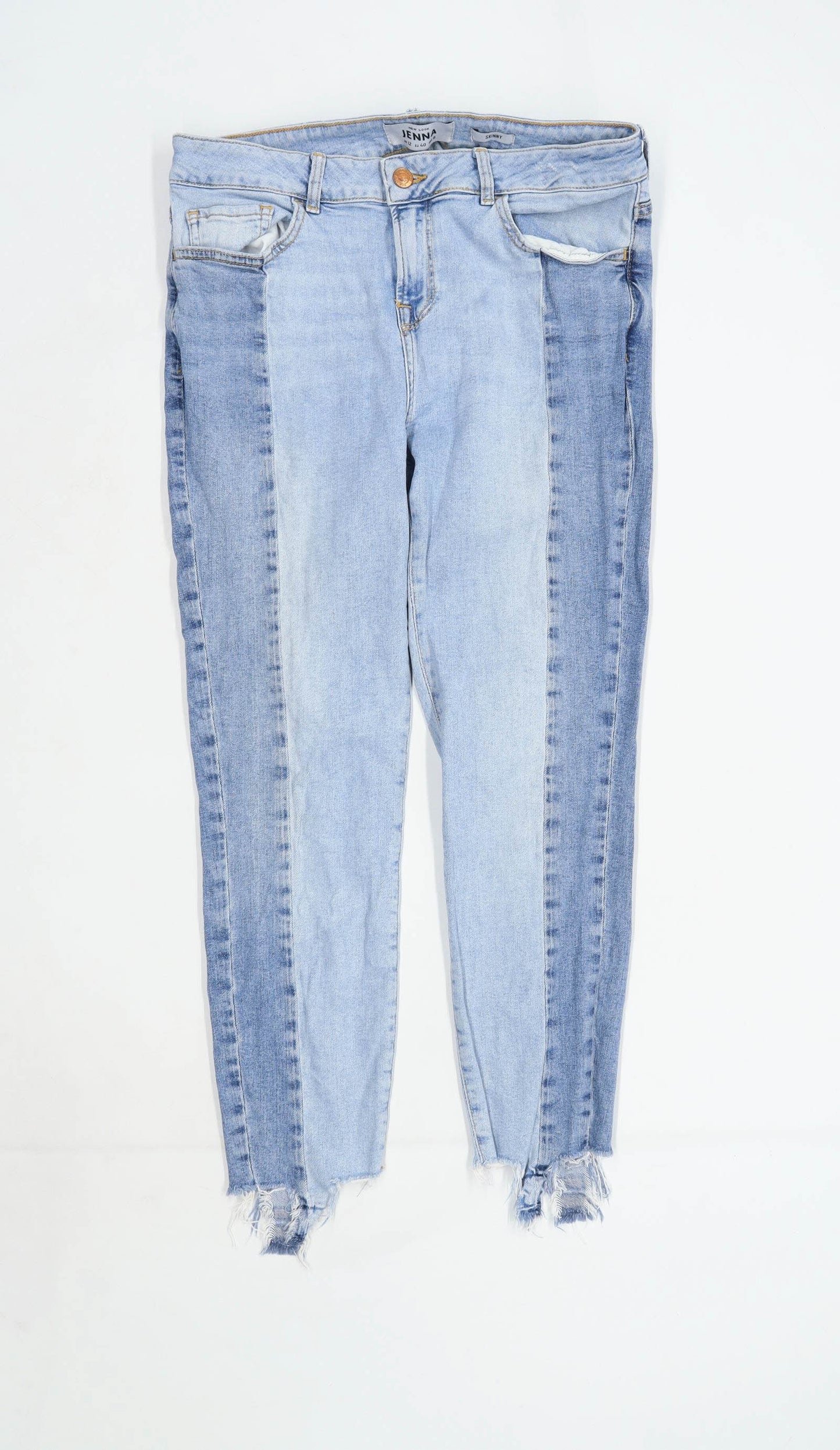Womens New Look Blue Denim Jeans Size 12/L25
