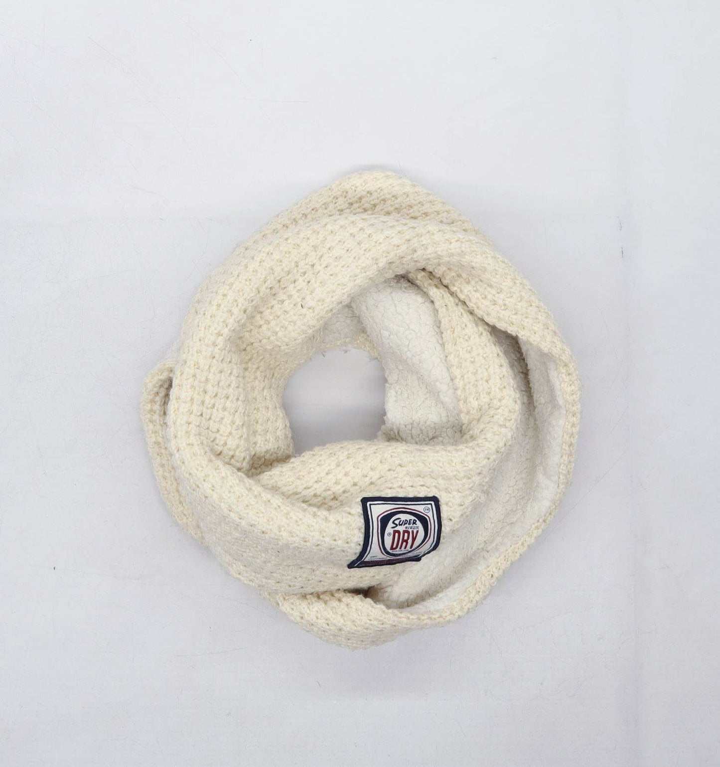 Superdry Cream Textured Womens Snood