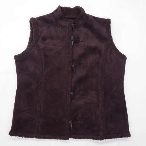Debenhams Womens Size 20 Brown Gilet