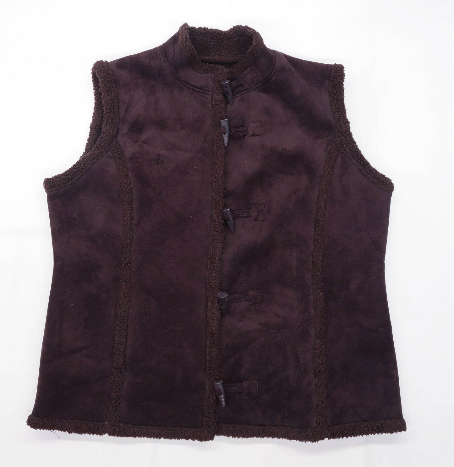 Debenhams Womens Size 20 Brown Gilet