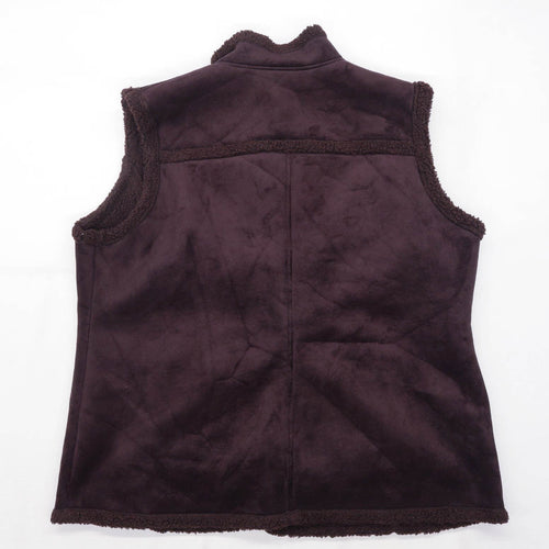 Debenhams Womens Size 20 Brown Gilet