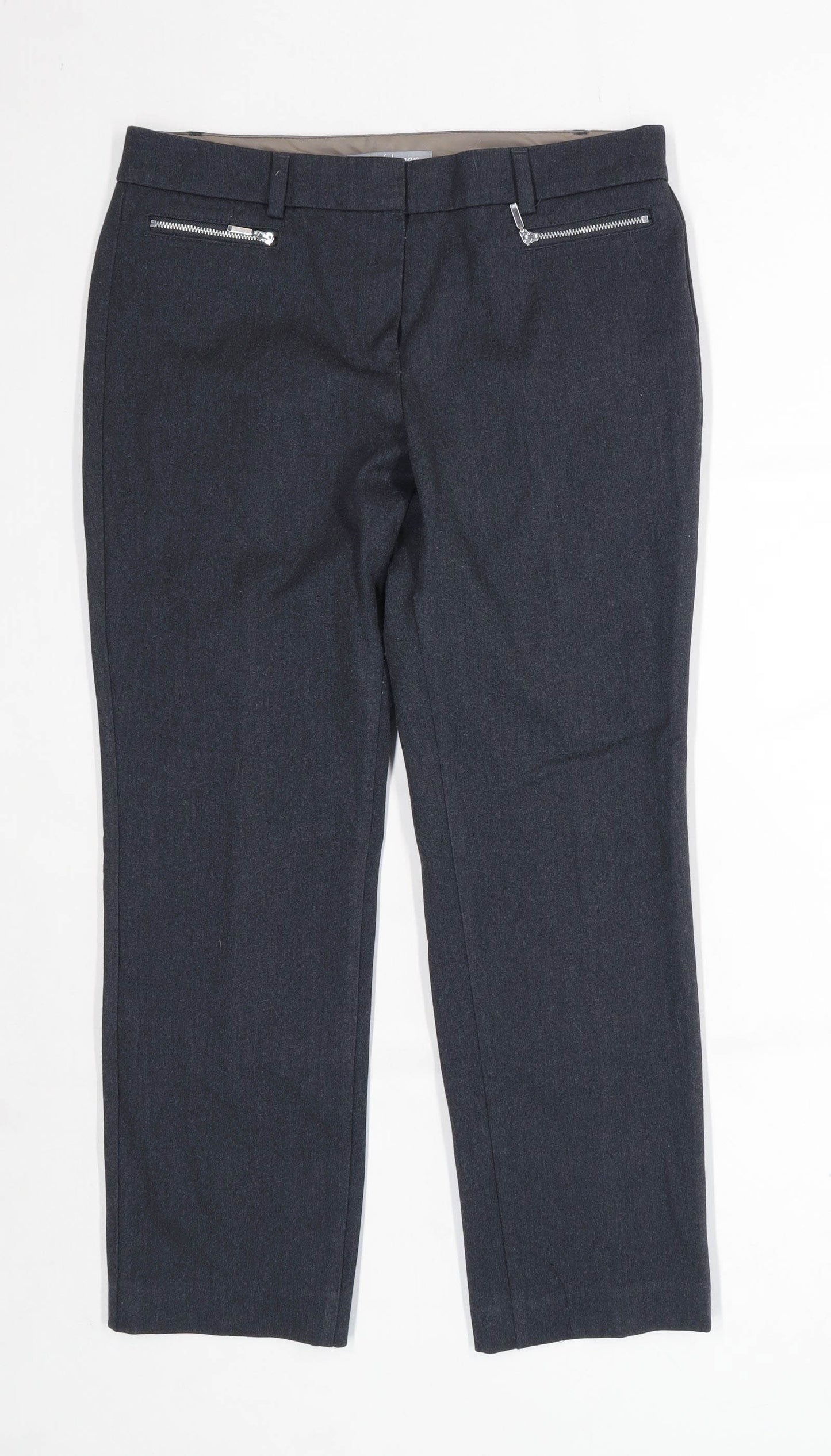 Womens Marks & Spencer Grey Trousers Size 10/L24