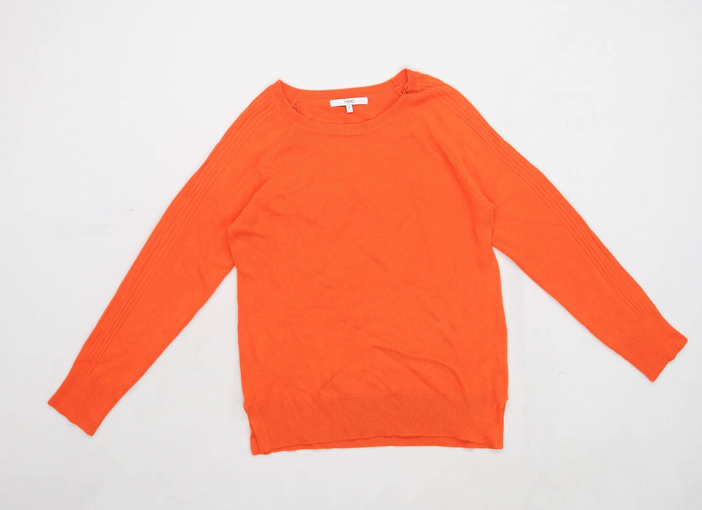 Next Womens Size 10 Orange Jumper (Regular)