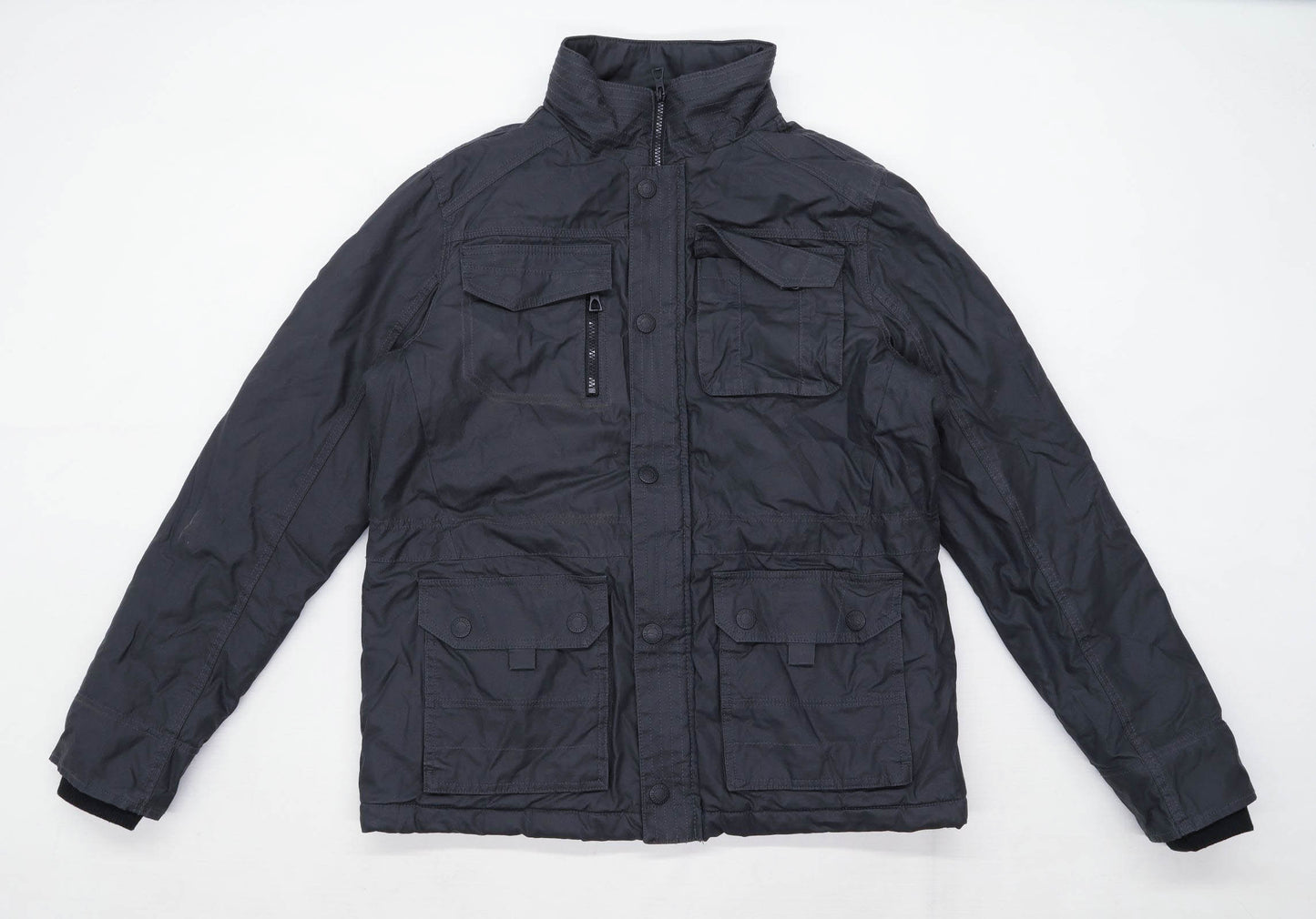 Threadbare Mens Size L Cotton Black Jacket