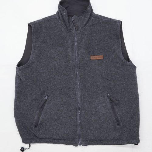 Northwood Mens Size M Grey Reversible Gilet