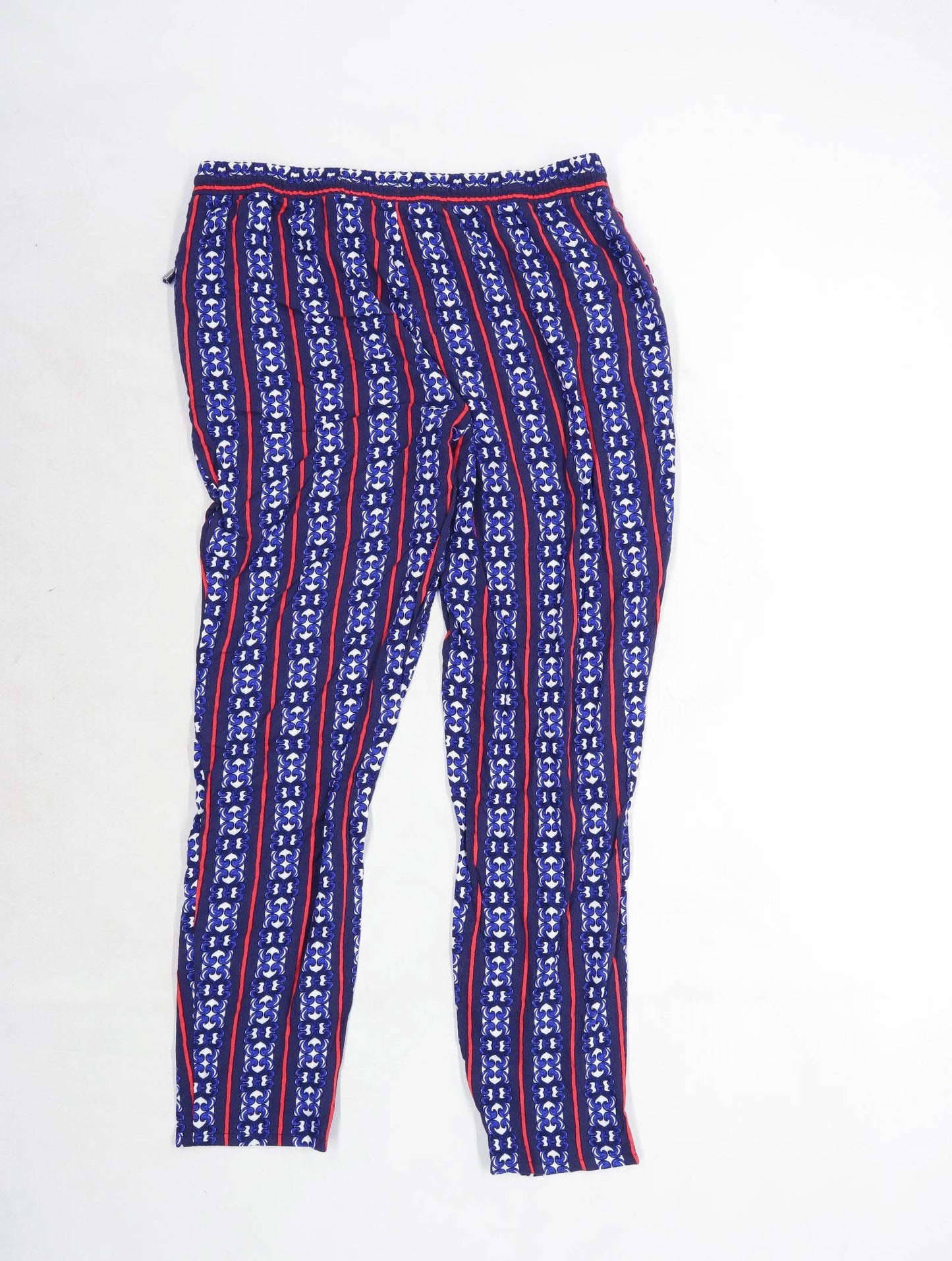 Womens Papaya Blue Trousers Size 14/L26