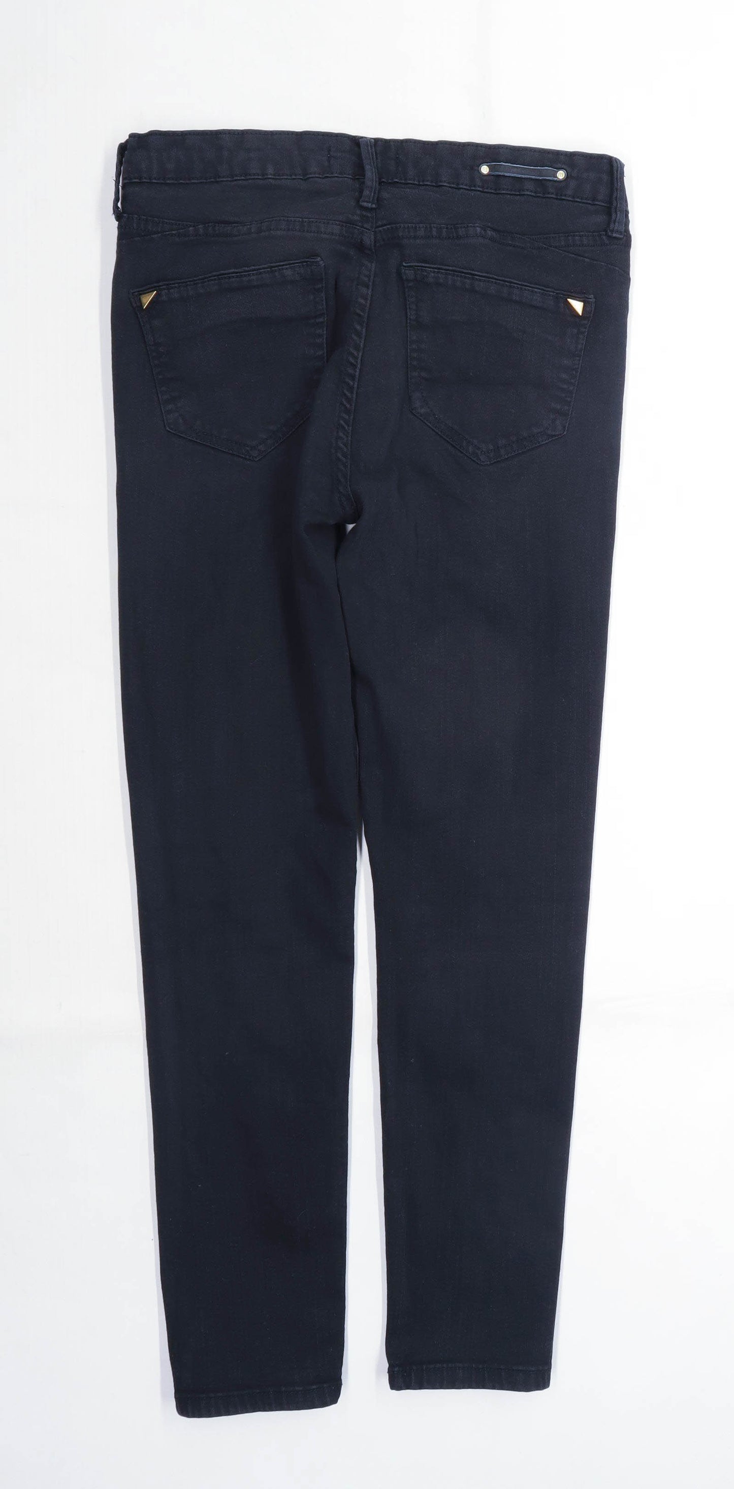 Womens River Island Black Denim Jeans Size 10/L25