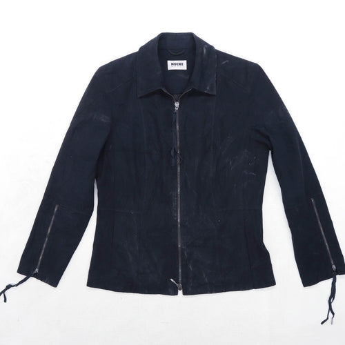 Hucke Womens Size 12 Black Jacket