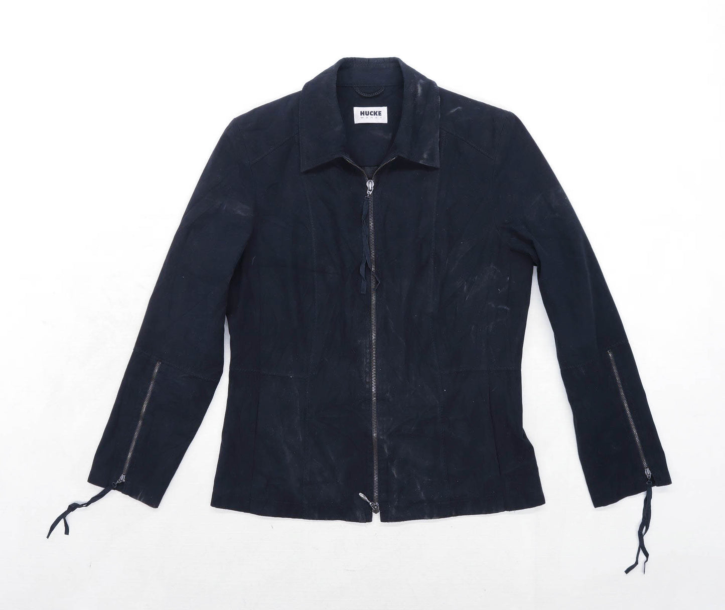 Hucke Womens Size 12 Black Jacket