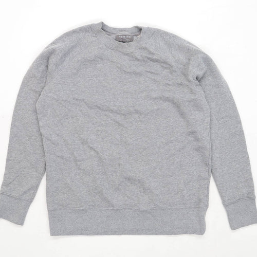Primark Mens Size L Cotton Blend Grey Sweatshirt