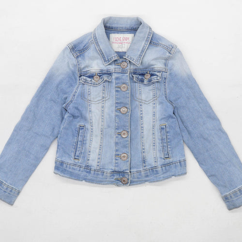 Matalan Girls Blue Denim Jacket Age 8 Years
