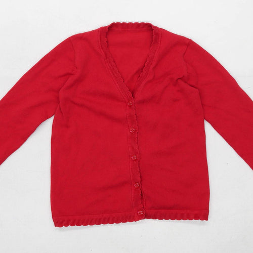 Matalan Girls Red Cardigan Age 8 Years