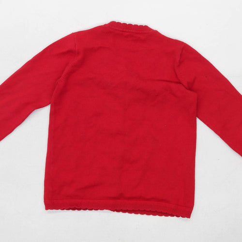 Matalan Girls Red Cardigan Age 8 Years