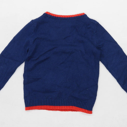 TU Boys Blue Hey Duggee Merry Christmas Jumper Age 4-5 Years