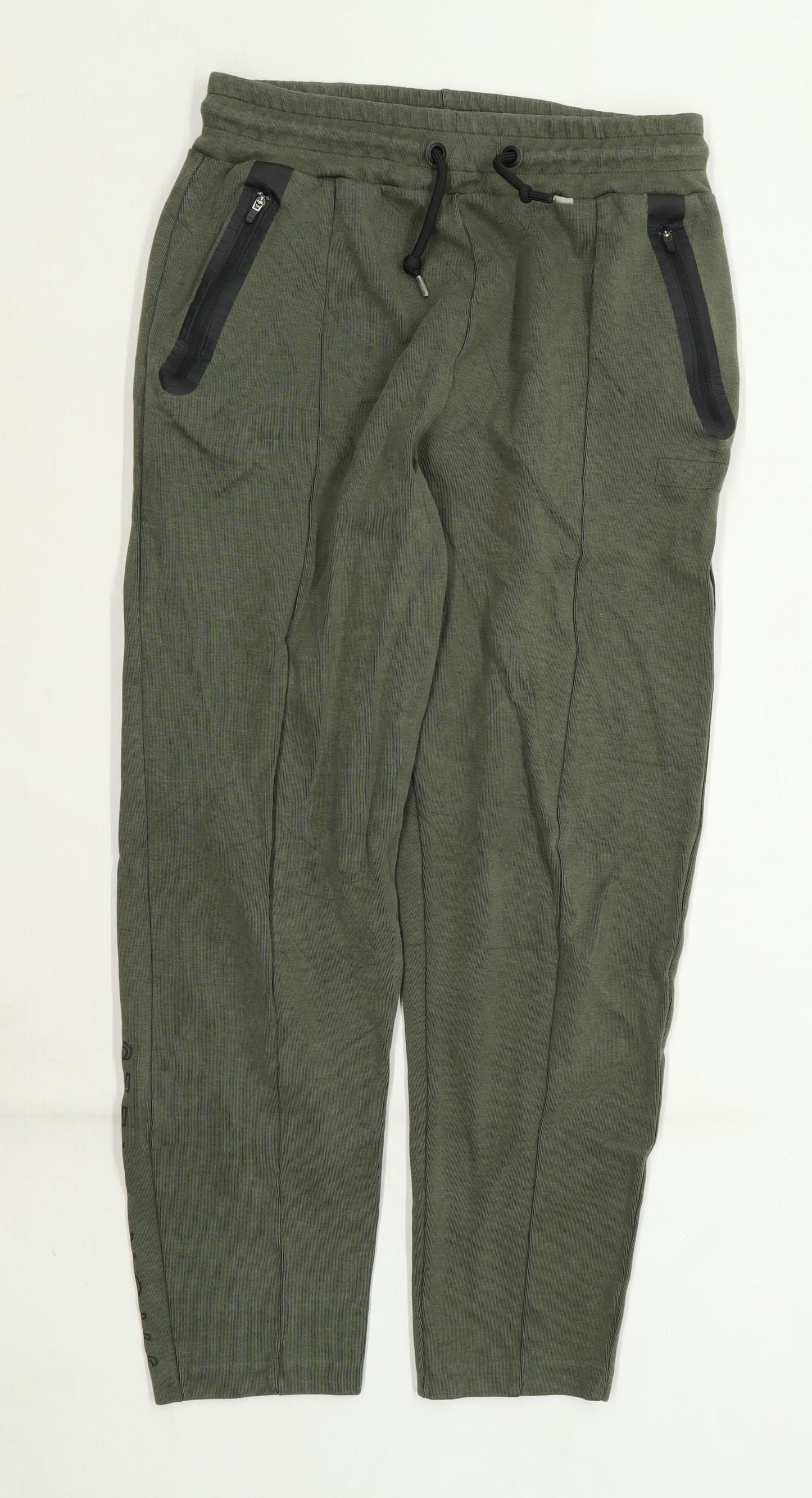 Womens Jack Wills Green Cotton Blend Sweatpants Size XS/L25
