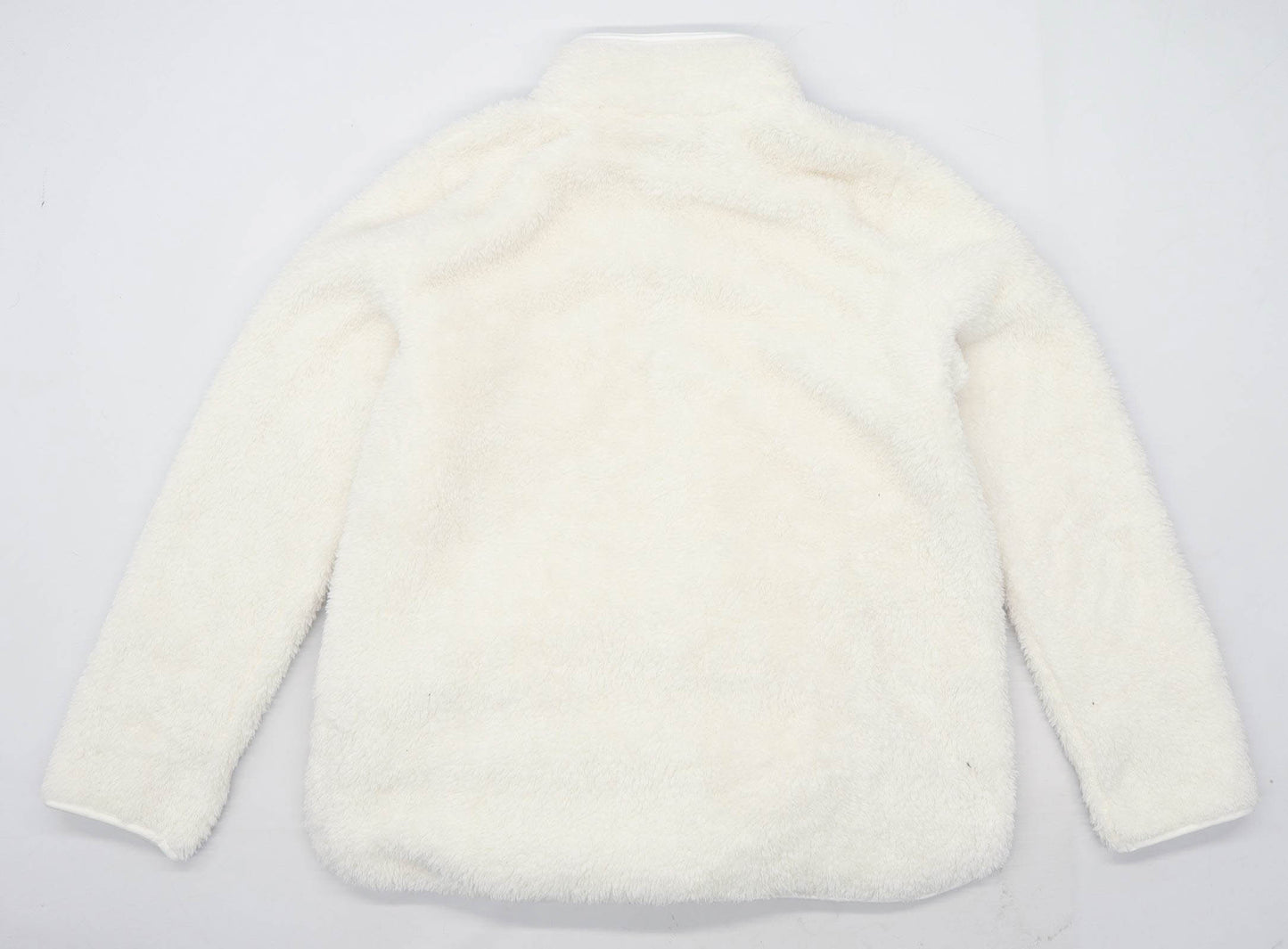 Nocozo Womens Size 16 Fleece White Half Zip Jacket