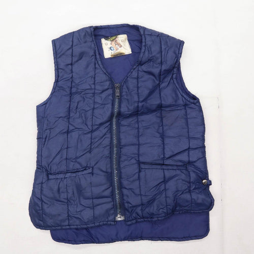 Lavenir Womens Size 10 Blue Gilet