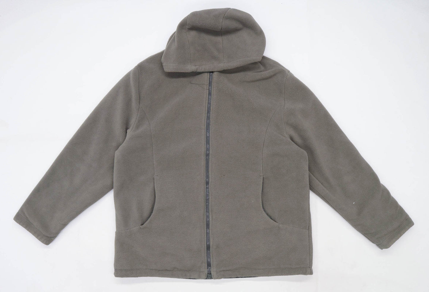 BHS Womens Size 14 Fleece Green Coat