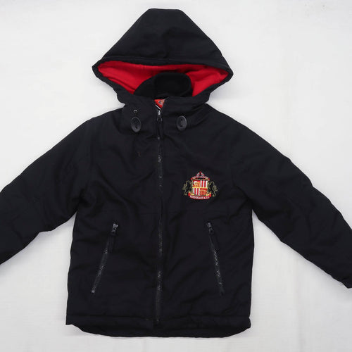 Safc store Boys Black Sunderland Afc Coat Age 7-8 Years