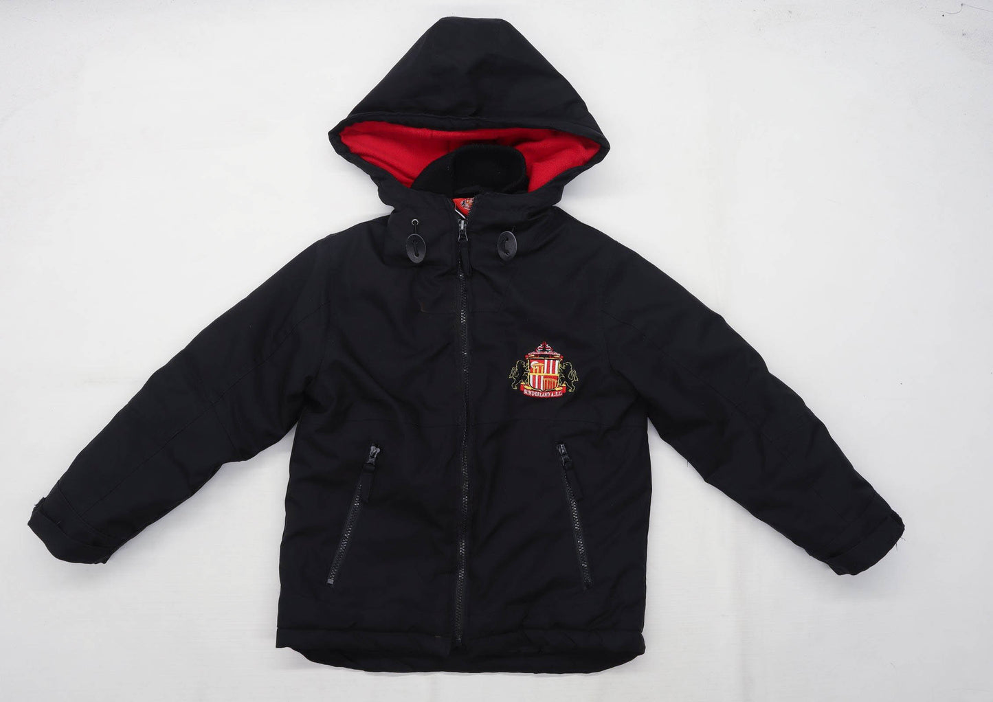 Safc store Boys Black Sunderland Afc Coat Age 7-8 Years