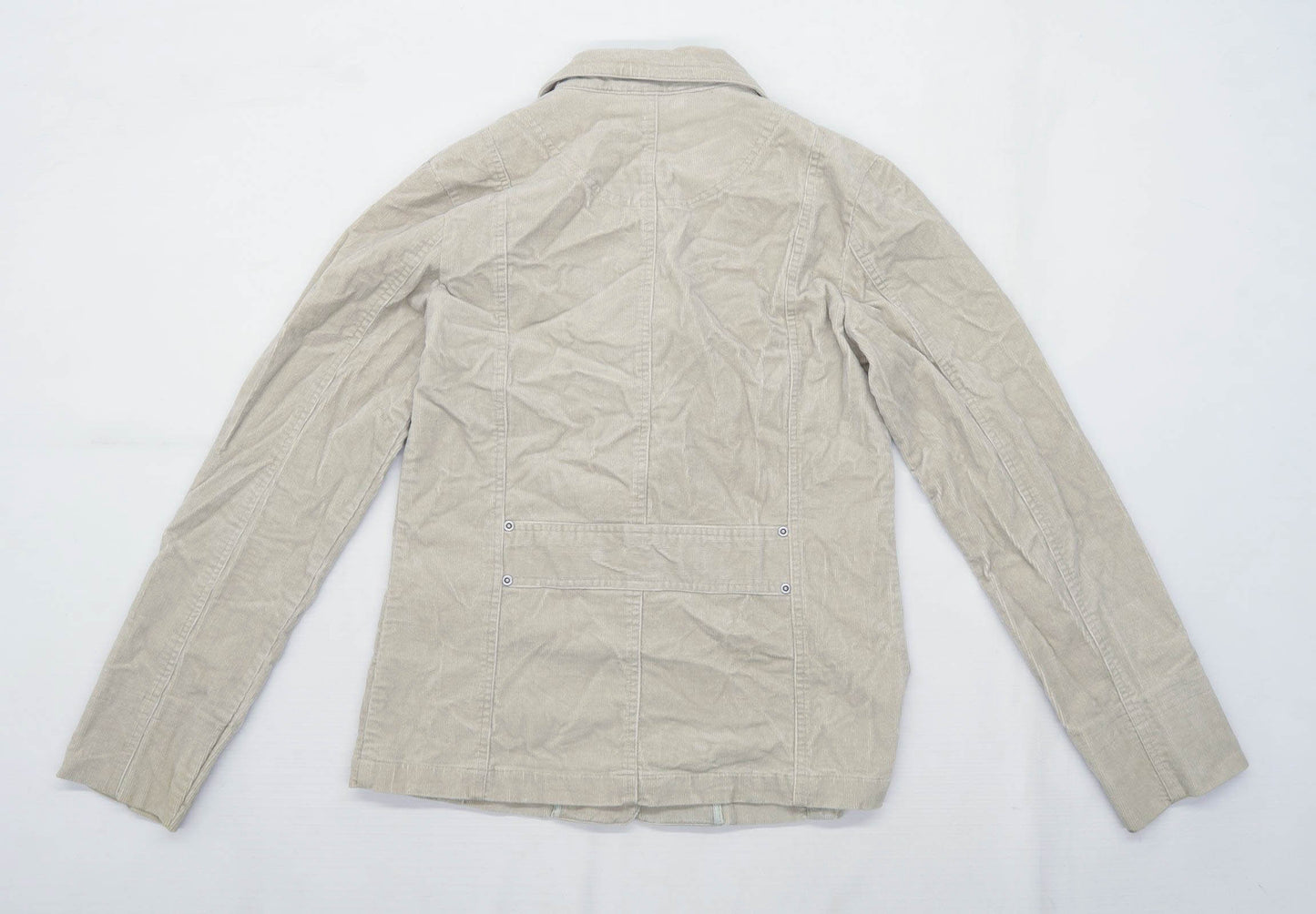 New Look Womens Size 12 Corduroy Cream Jacket