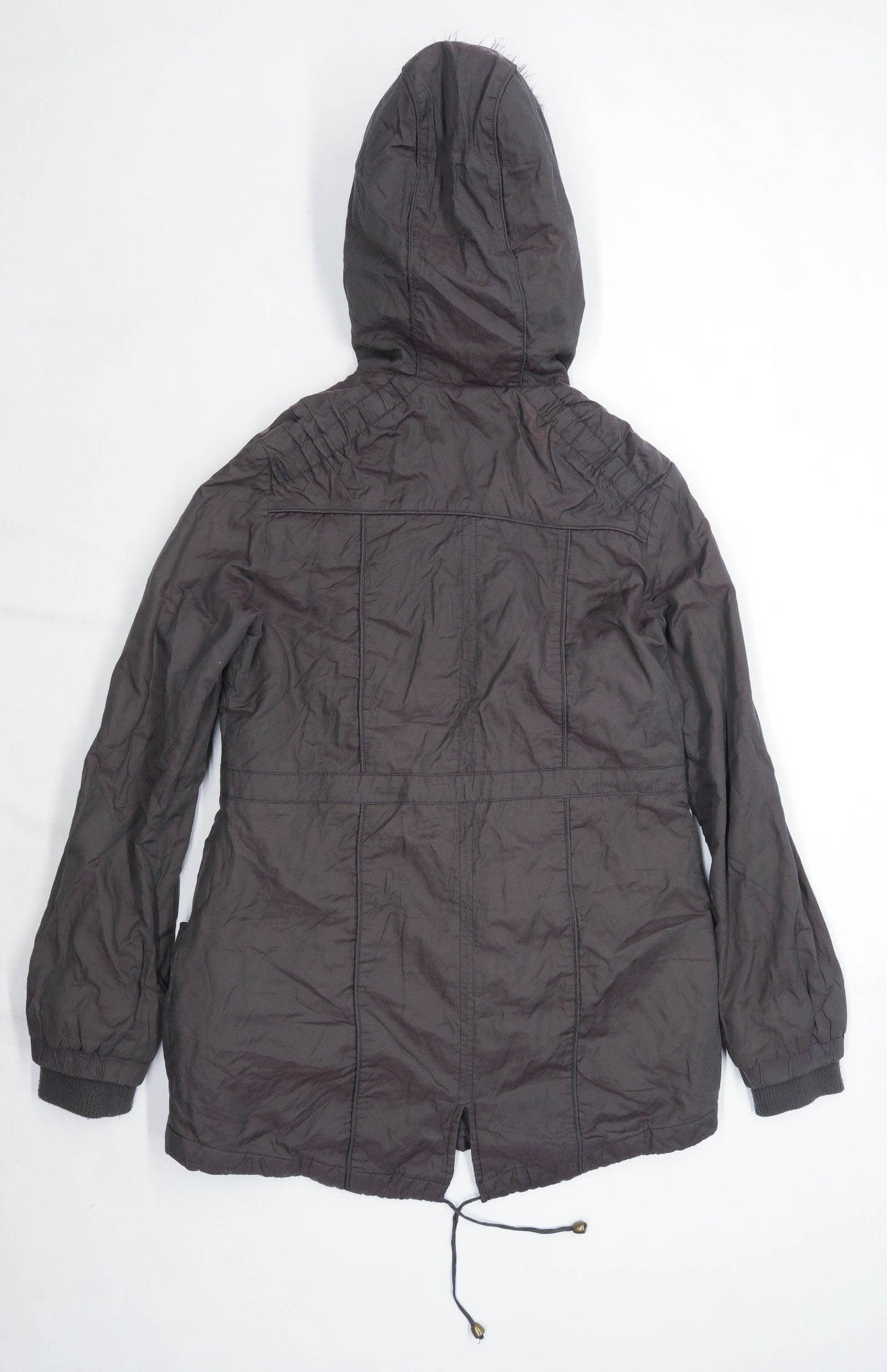 New Look Womens Size 10 Cotton Blend Brown Coat