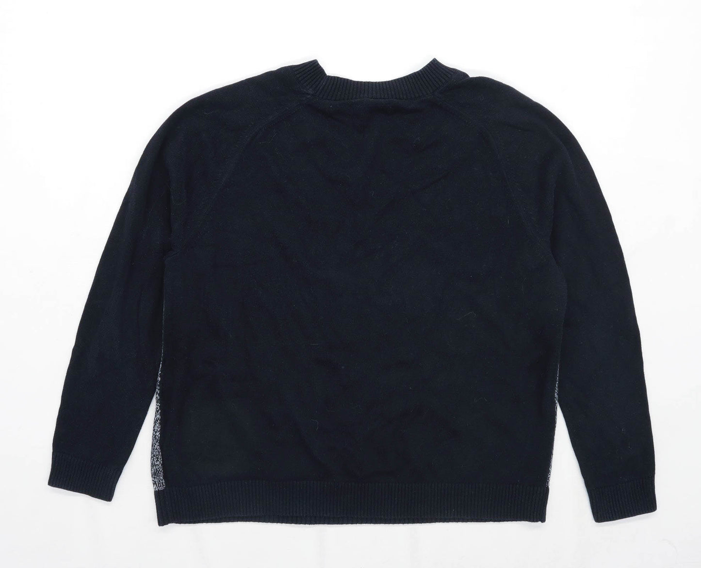 Gap Mens Size XL Cotton Textured Black Jumper