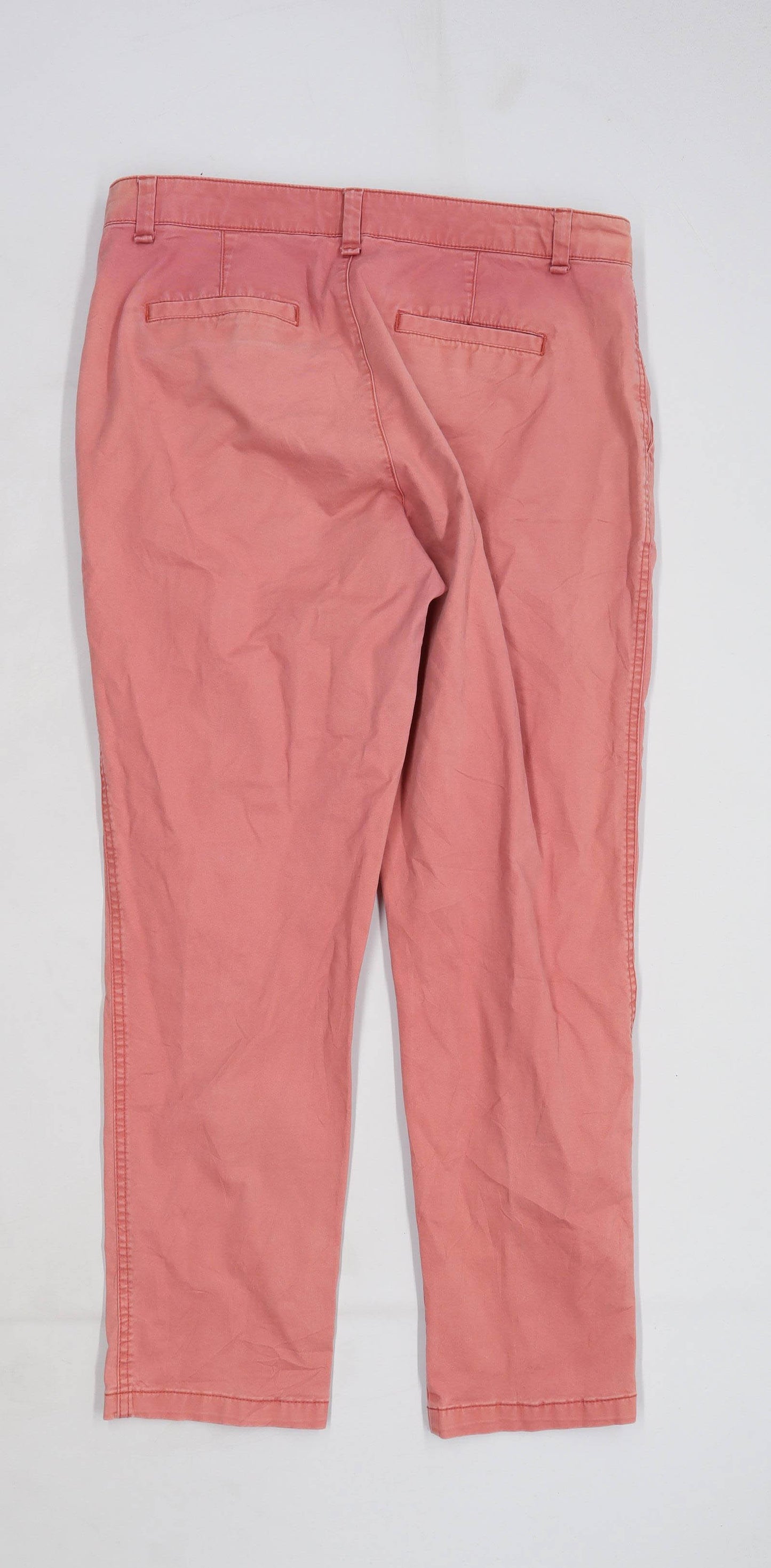 Womens Gap Pink Cotton Blend Chinos Size 8/L27
