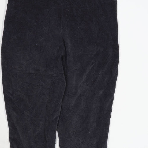 Womens Lucy & Yak Grey Corduroy Dungarees Size W38/L30