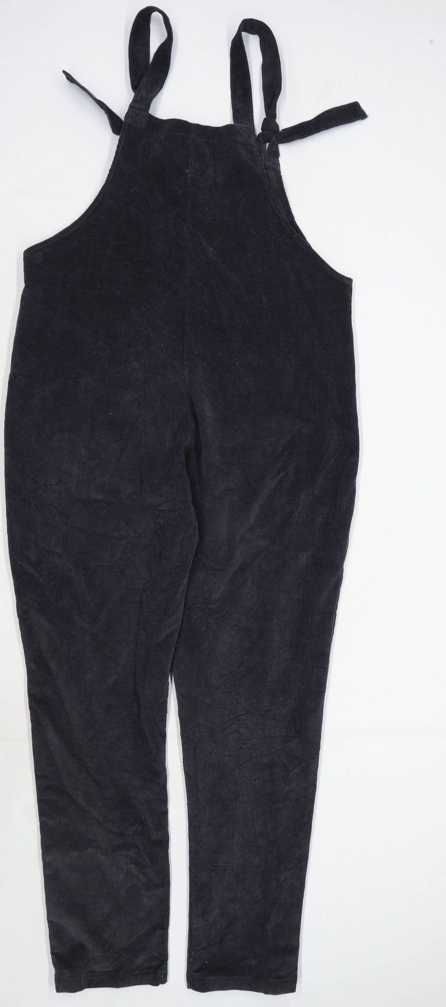 Womens Lucy & Yak Grey Corduroy Dungarees Size W38/L30