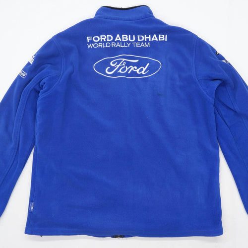 Icepeak Mens Size 2XL Fleece Graphic Blue Ford Jacket