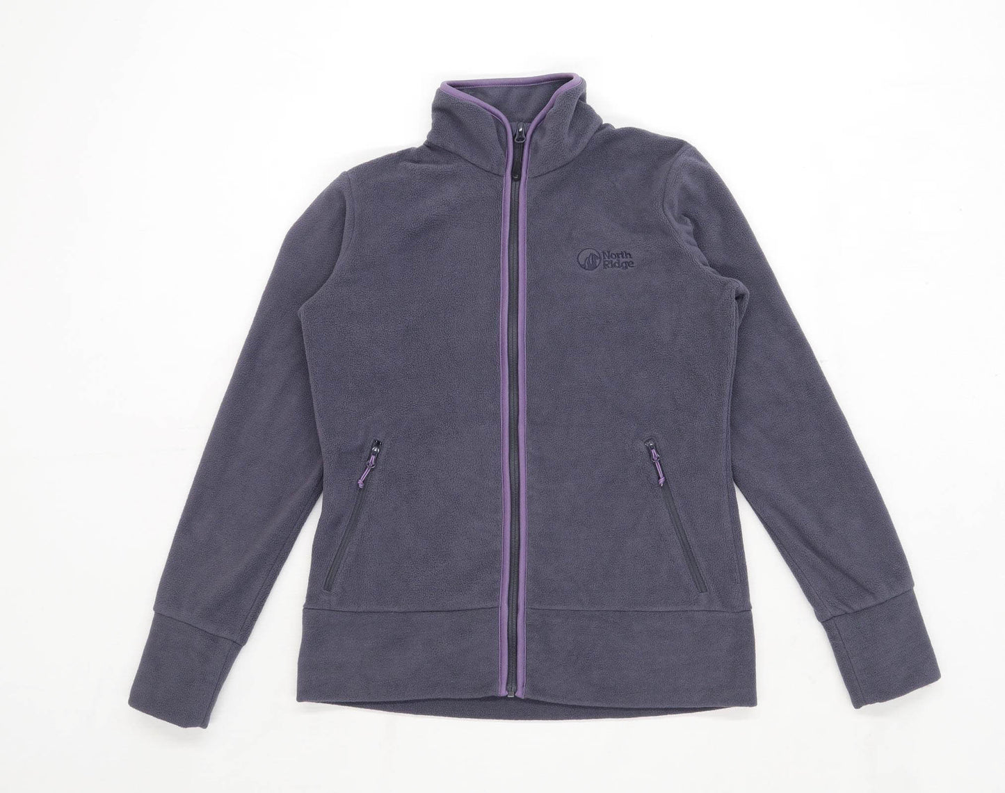 North Ridge Womens Size 10 Fleece Grey Jacket