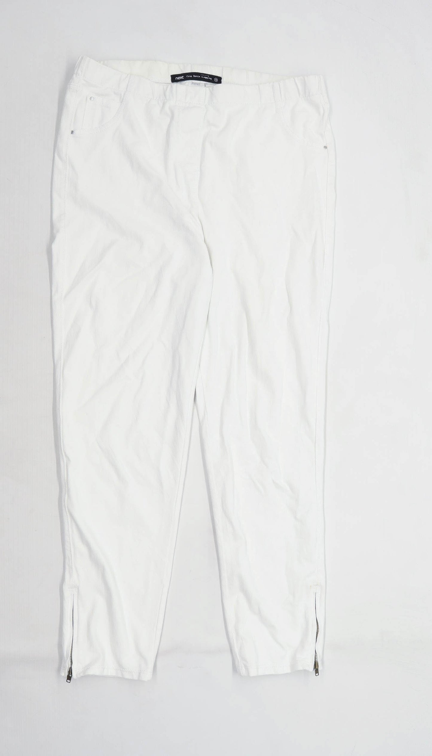 Womens Next White Denim Jeggings Size 14/L23