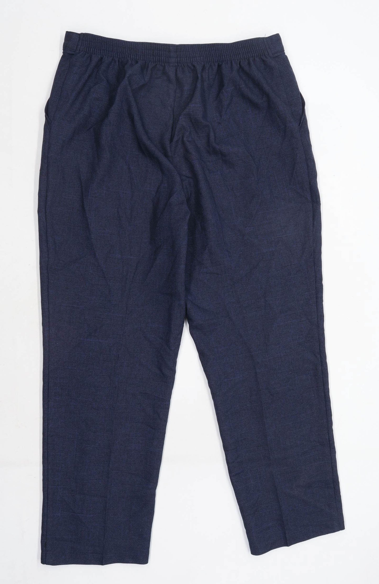 Womens Marks & Spencer Blue Trousers Size 14/L26