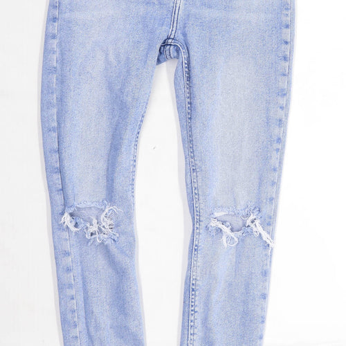 New Look Girls Blue Ripped Jeans Age 12 Years