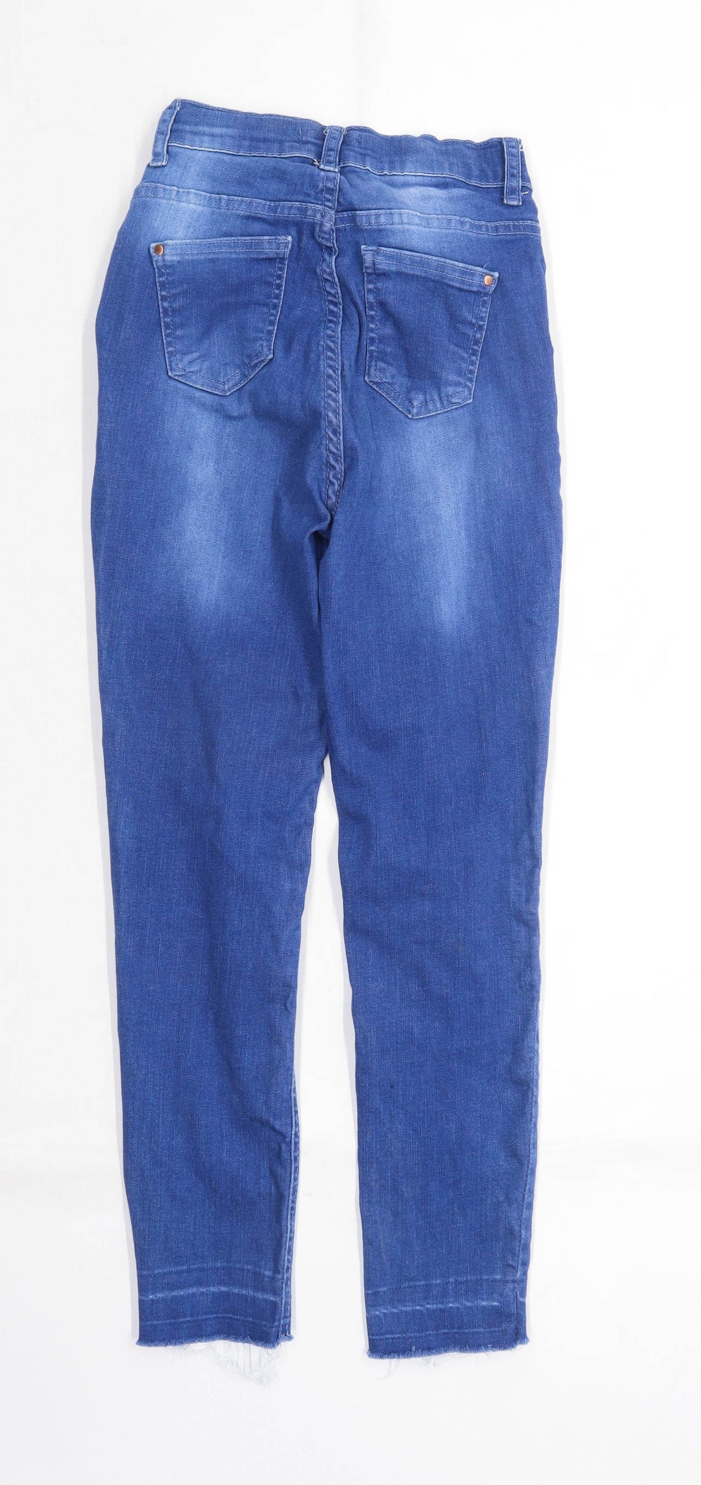 Select Girls Blue Ripped Jeans Age 10-11 Years